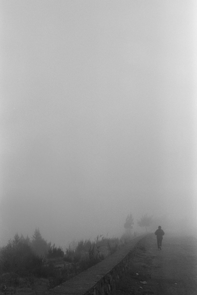 Como una flecha incendiada hacia la niebla del futuro por Wenuan Escalona